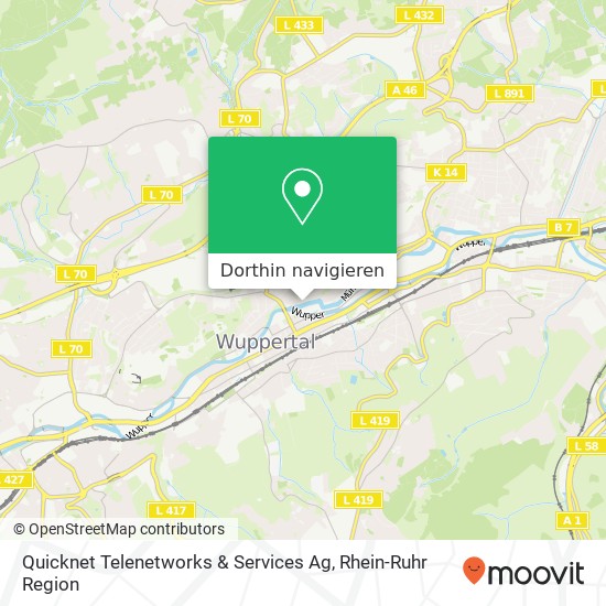 Quicknet Telenetworks & Services Ag Karte