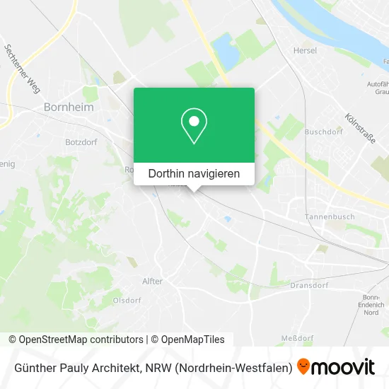 Günther Pauly Architekt Karte