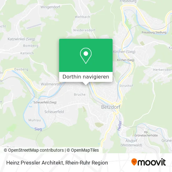 Heinz Pressler Architekt Karte