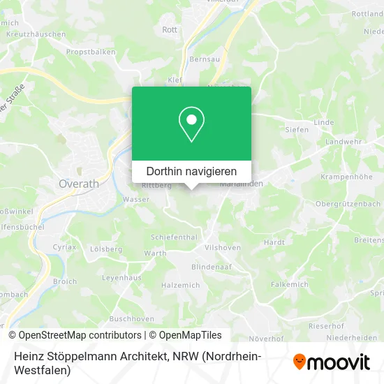 Heinz Stöppelmann Architekt Karte