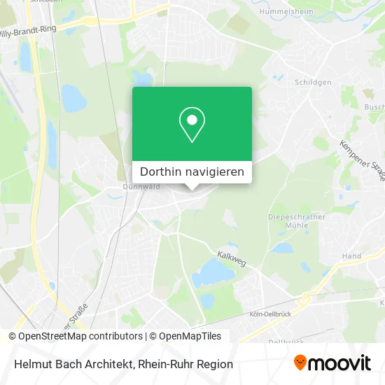 Helmut Bach Architekt Karte