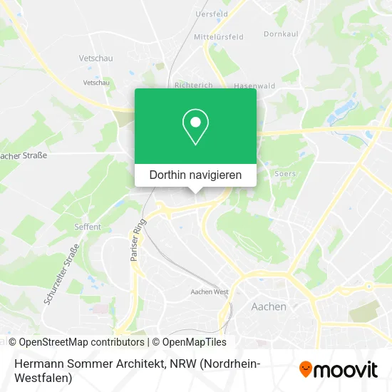 Hermann Sommer Architekt Karte