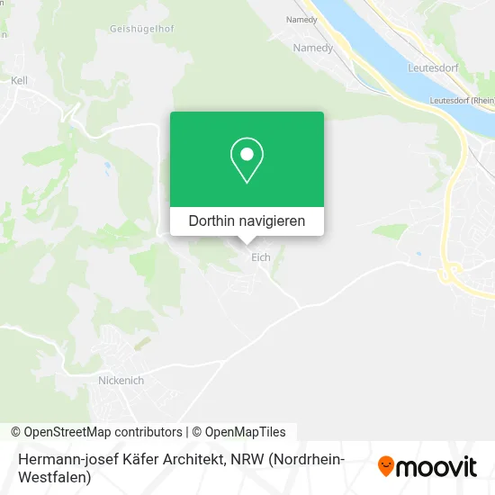 Hermann-josef Käfer Architekt Karte