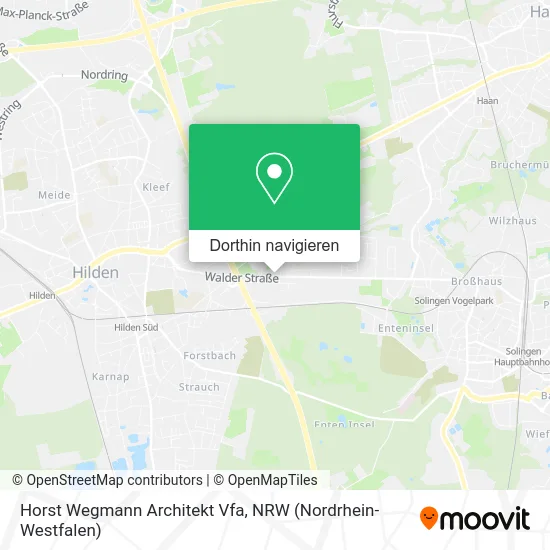 Horst Wegmann Architekt Vfa Karte