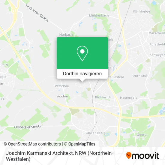 Joachim Karmanski Architekt Karte