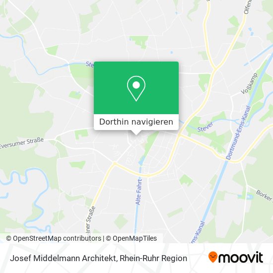 Josef Middelmann Architekt Karte