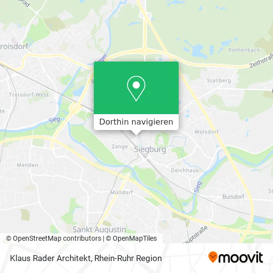 Klaus Rader Architekt Karte