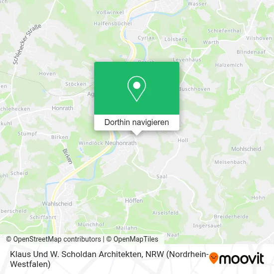 Klaus Und W. Scholdan Architekten Karte