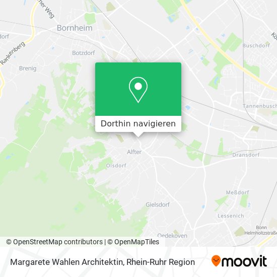 Margarete Wahlen Architektin Karte