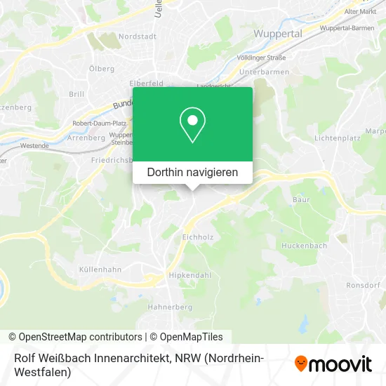 Rolf Weißbach Innenarchitekt Karte