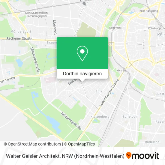 Walter Geisler Architekt Karte