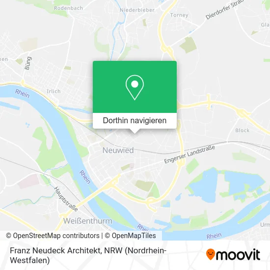 Franz Neudeck Architekt Karte