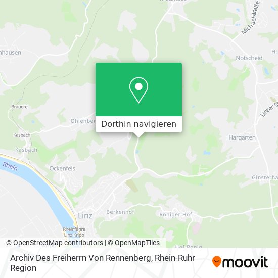 Archiv Des Freiherrn Von Rennenberg Karte