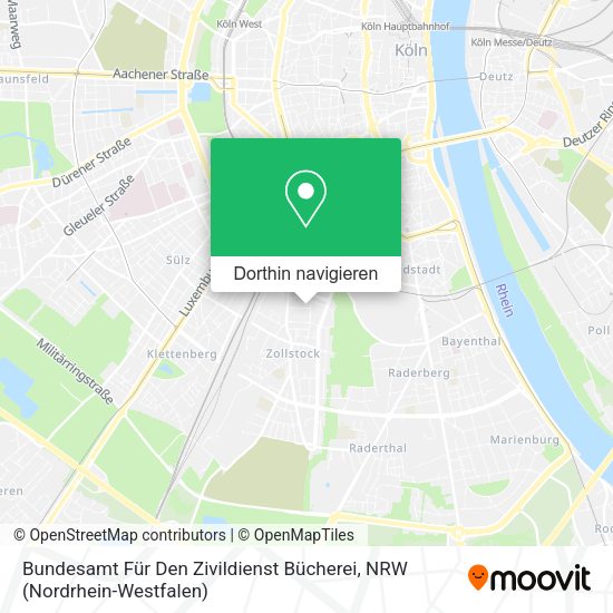 Bundesamt Für Den Zivildienst Bücherei Karte