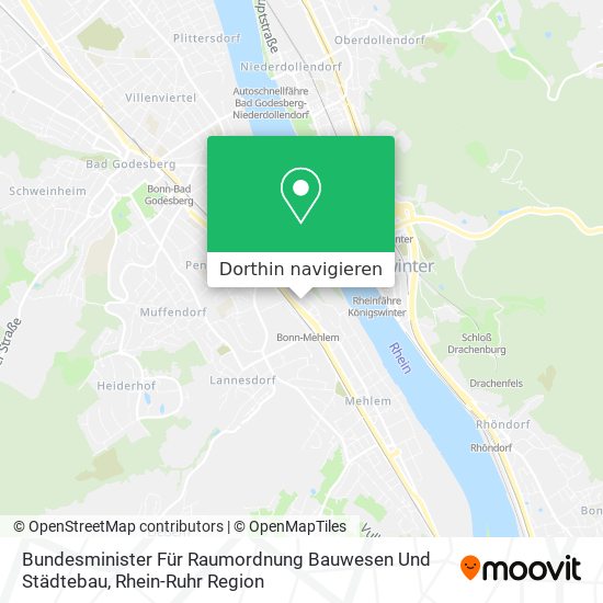 Bundesminister Für Raumordnung Bauwesen Und Städtebau Karte