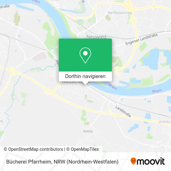 Bücherei Pfarrheim Karte