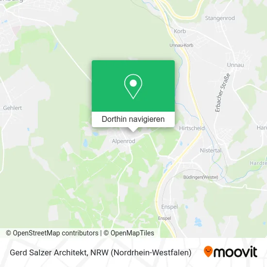 Gerd Salzer Architekt Karte