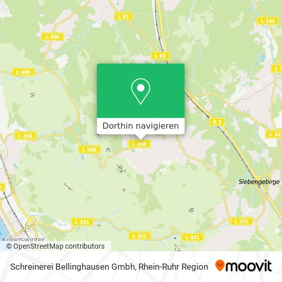 Schreinerei Bellinghausen Gmbh Karte