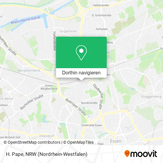 H. Pape Karte