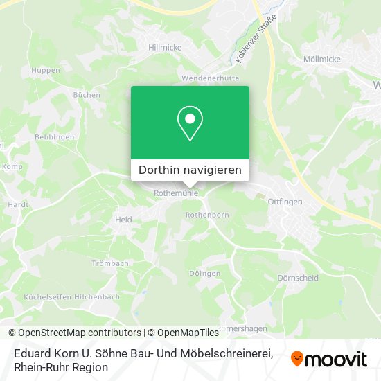 Eduard Korn U. Söhne Bau- Und Möbelschreinerei Karte