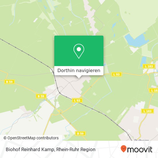 Biohof Reinhard Kamp Karte