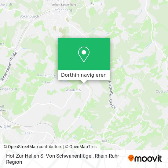 Hof Zur Hellen S. Von Schwanenflügel Karte