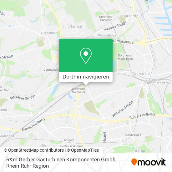 R&m Gerber Gasturbinen Komponenten Gmbh Karte