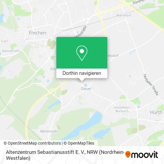 Altenzentrum Sebastianusstift E. V. Karte