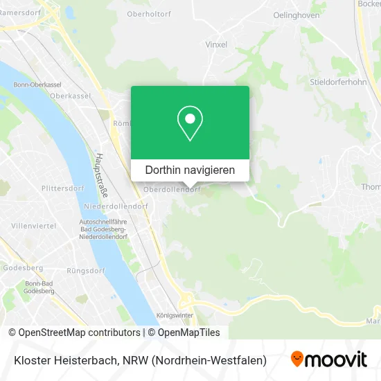 Kloster Heisterbach Karte