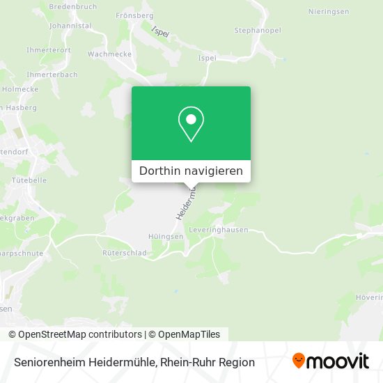 Seniorenheim Heidermühle Karte
