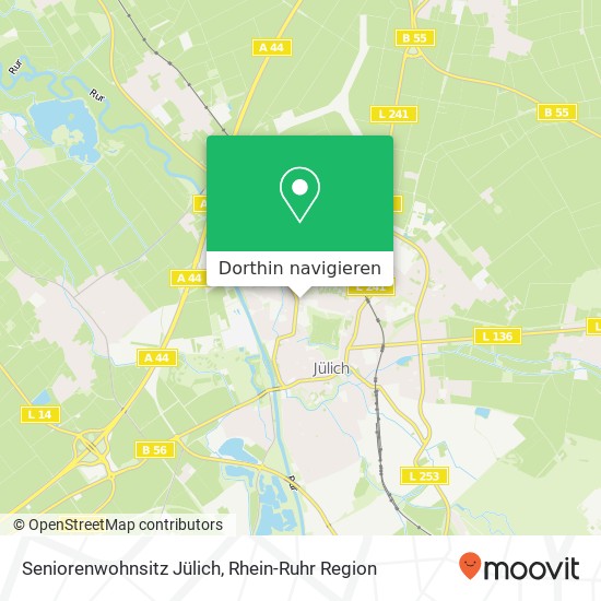 Seniorenwohnsitz Jülich Karte