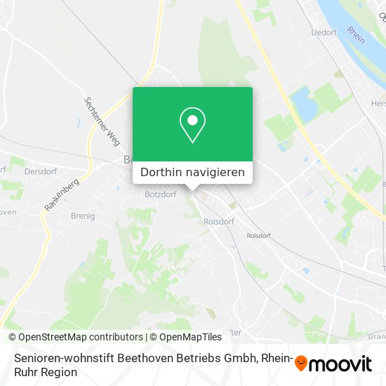 Senioren-wohnstift Beethoven Betriebs Gmbh Karte