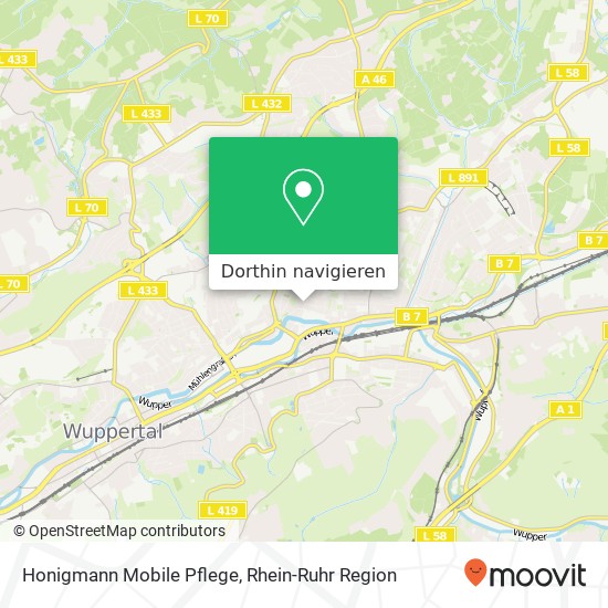 Honigmann Mobile Pflege Karte