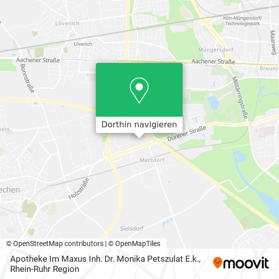 Apotheke Im Maxus Inh. Dr. Monika Petszulat E.k. Karte