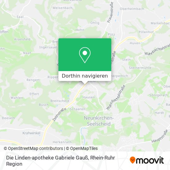 Die Linden-apotheke Gabriele Gauß Karte