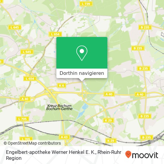 Engelbert-apotheke Werner Henkel E. K. Karte