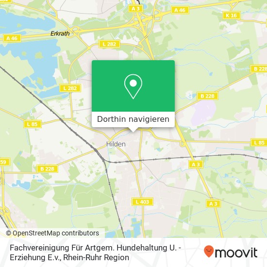 Fachvereinigung Für Artgem. Hundehaltung U. - Erziehung E.v. Karte