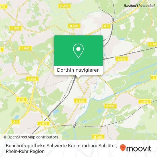 Bahnhof-apotheke Schwerte Karin-barbara Schlüter Karte