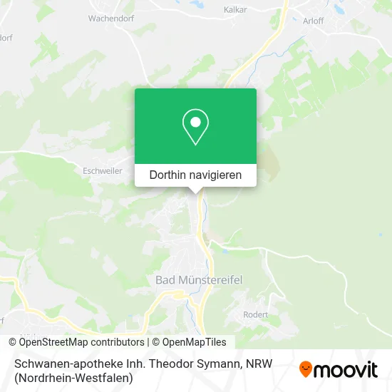 Schwanen-apotheke Inh. Theodor Symann Karte