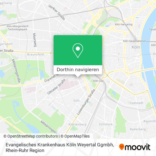 Evangelisches Krankenhaus Köln Weyertal Ggmbh Karte