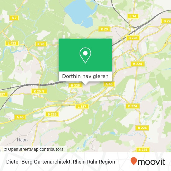 Dieter Berg Gartenarchitekt Karte