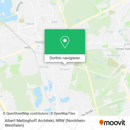 Albert Mellinghoff Architekt Karte