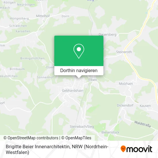 Brigitte Beier Innenarchitektin Karte