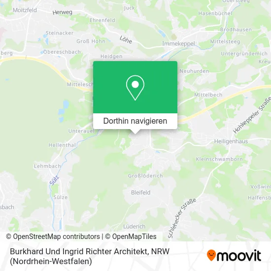Burkhard Und Ingrid Richter Architekt Karte