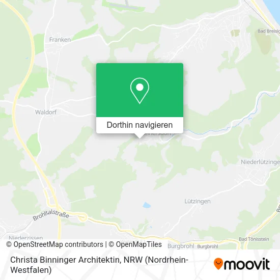 Christa Binninger Architektin Karte