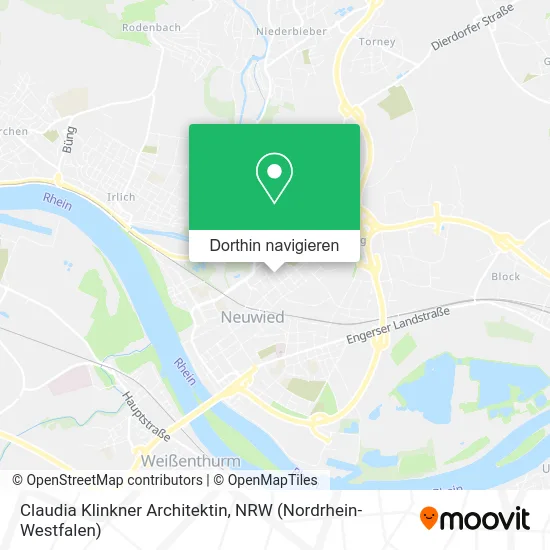 Claudia Klinkner Architektin Karte