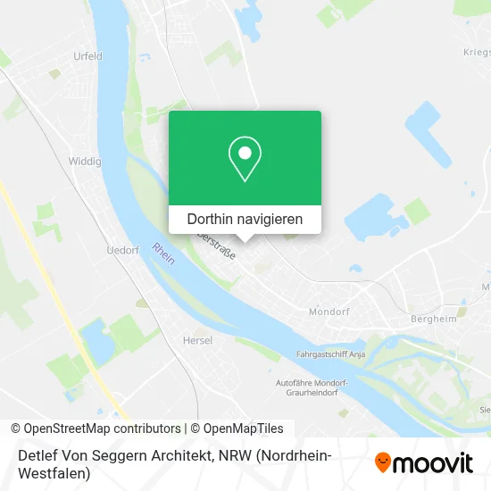 Detlef Von Seggern Architekt Karte