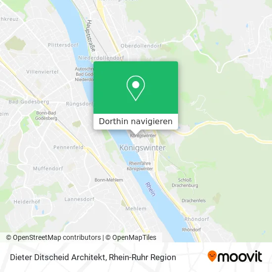 Dieter Ditscheid Architekt Karte