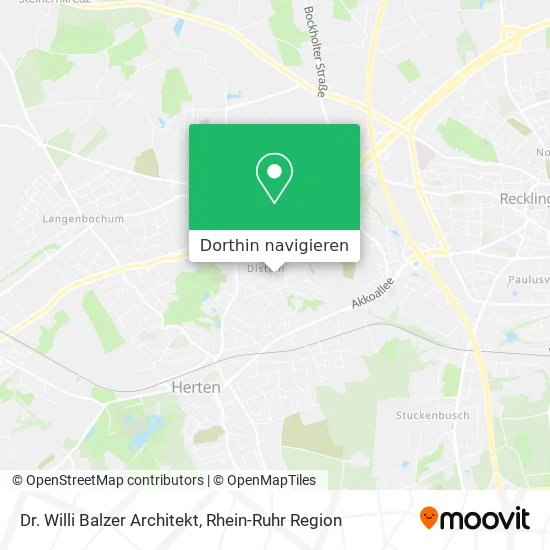 Dr. Willi Balzer Architekt Karte