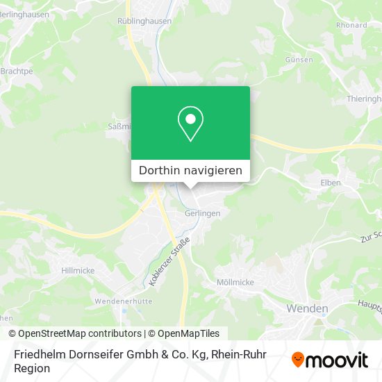 Friedhelm Dornseifer Gmbh & Co. Kg Karte